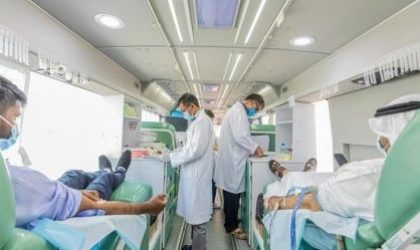 مدينة الشارقة للإعلام (شمس) تقود حملة مجتمعية للتبرع بالدم