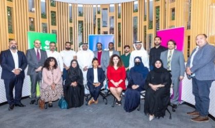 Dr. Khalid Omar Al Midfa Meets Representatives of Media Companies Registered in Shams